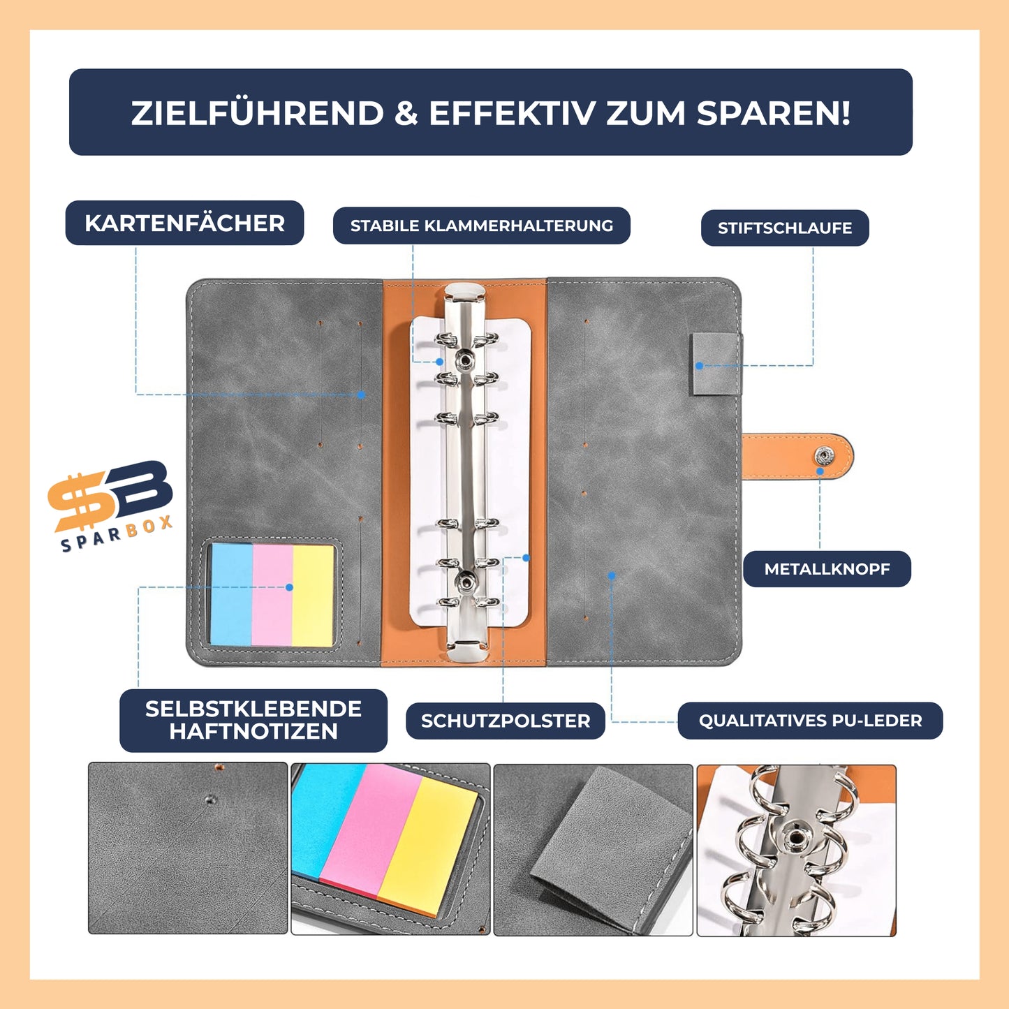 Budgetplaner für strukturiertes Sparen