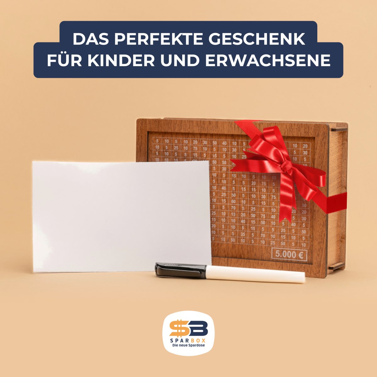 SparBox - die neue, personalisierbare Spardose – www.